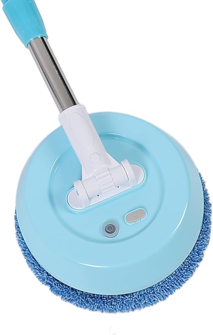 Powerful Cordless Electric Mop, Adjustable Handle, Spin Mop for Ceilings and Window, Floor Cleaner with 1200mAh Battery Capacity, ABS Material, Efficient for Home (Style1)
