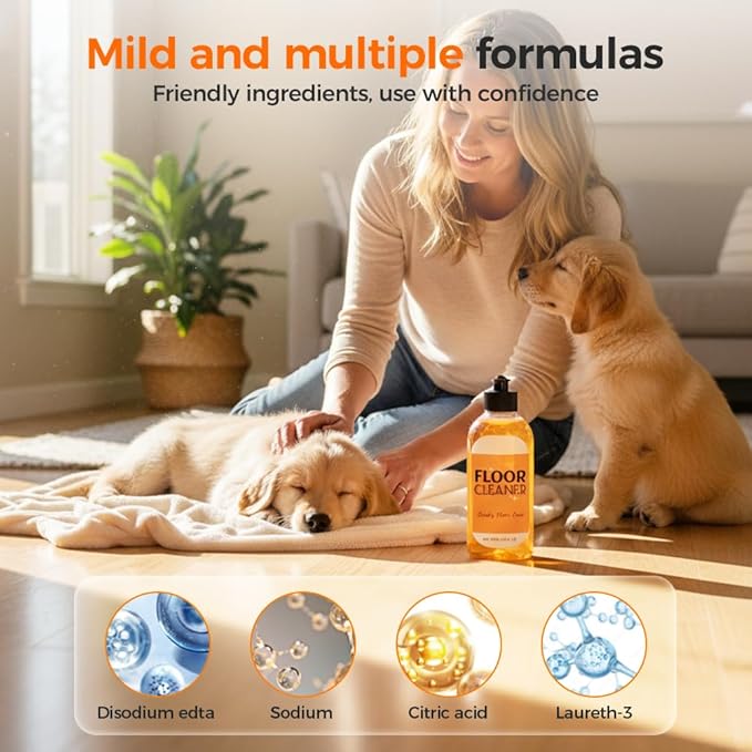 Floor Cleaner, 2026 Household Hardwood Floor Cleaner - All-Surface Acid, Powerful Stain Removing Floor Cleaner for Mopping, Spraying Hardwood, Tile, Marble, Laminate Floors (2, 100ml)