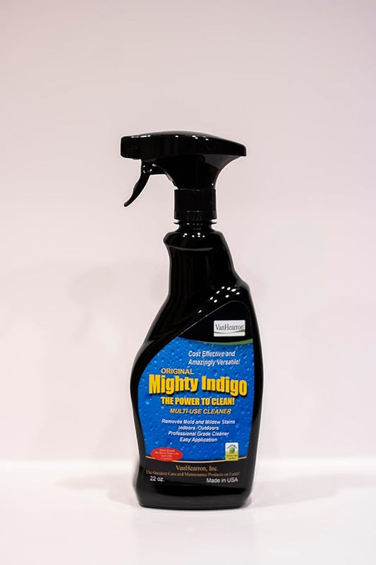 Mighty Indigo All-Purpose Cleaner & Degreaser - Deep Cleaning for Tile, Grout, Stone, Kitchen & Bath - Non-Toxic, Biodegradable, Low Odor, Water-Based Formula