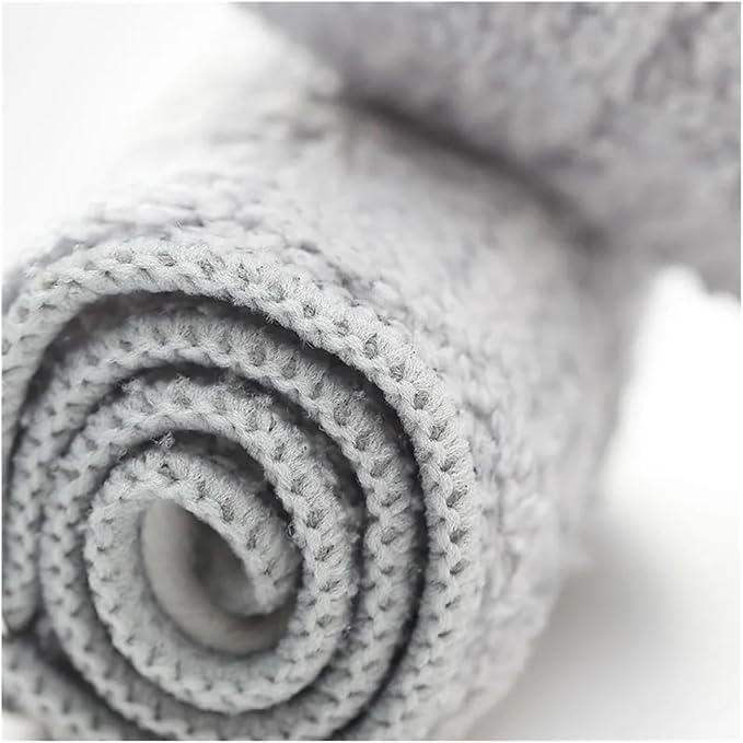 Compatible with Xiaomi Mijia Deerma Replace Mop Compatible with Mi Mijia Water Spray Mop 360 Rotating Cleaning Cloth Head Wooden Carbon Fiber Cloth C2(2pcs mop)
