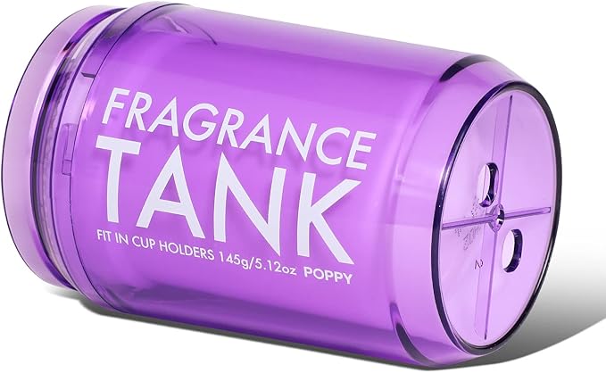 Auto Dynasty Room/Car Natural Fragrance Tank Soda Can Gel Base Air Freshener, Angel Snow Scent, 145g