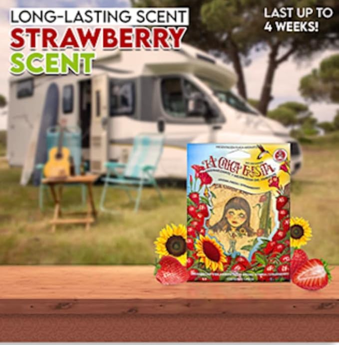 12 pcs Strawberry La Chica Fresita air Fresheners Aromatizante Fresa