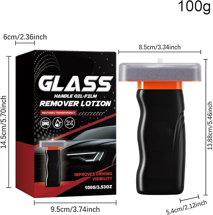 Automotive Oil Film Cleaning Brush - Car Glass Window Cleaner Brush - Automotive Oil Film Remover - for Rearview Mirror Truck SUV Vehicle