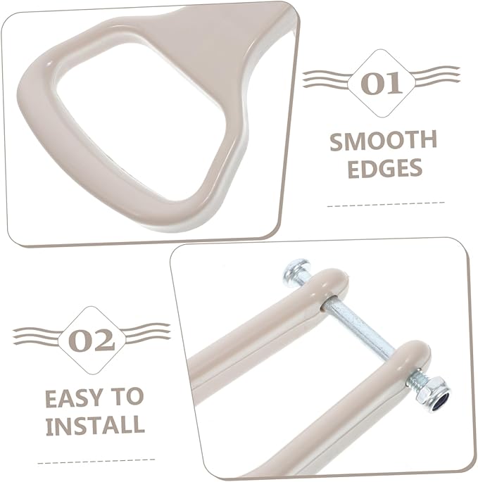 Happyyami 1 Set Replacement Mop Handle Plastic Squeezer with Pull Ring Design for Sponge Mops Easy Installation Distance Efficient Water Squeezing Household Cleaning