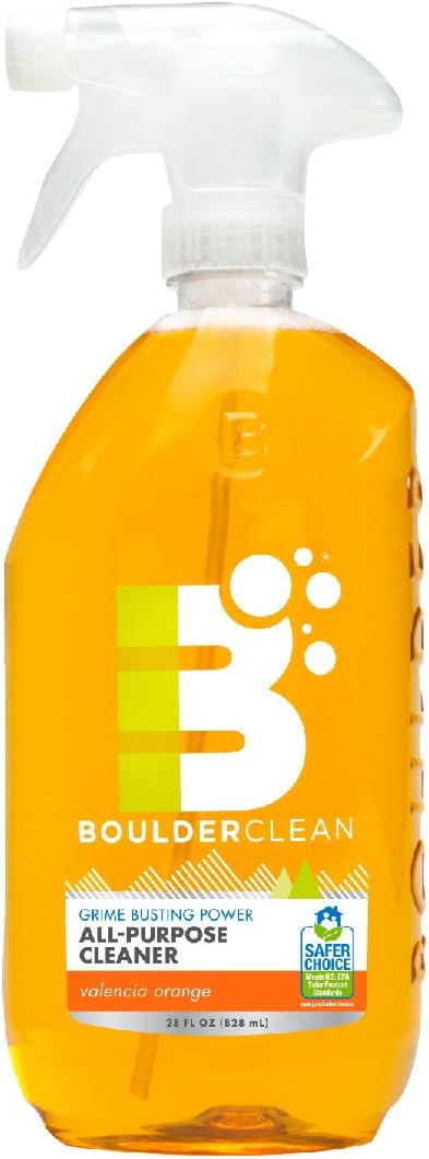 Boulder Clean Natural All-Purpose Cleaner, Valencia Orange, 28 Fluid Ounce