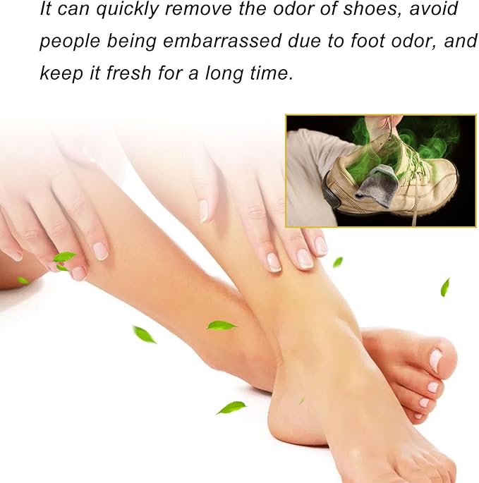 Generic Shoe Balls Odor Eliminator, Deodorizing Insole Stickers, Long-Lasting Freshness, Pack of 20 Pcs (5 Box)