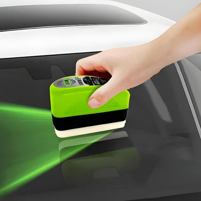 Glass Cleaner,New Upgrade Automotive Oil Film Cleaning Brush, Glass Cleaning Board, Oil Film Brush 3.0 (3)