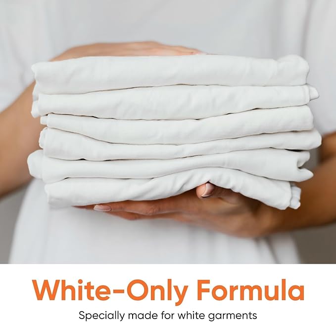 Garment Whitener Wool Cleaner 10.5 Oz, Wool Whitener for Tzitzit and Talit European Made, Safe for Most Materials, for Whites use Only, 2 Pack