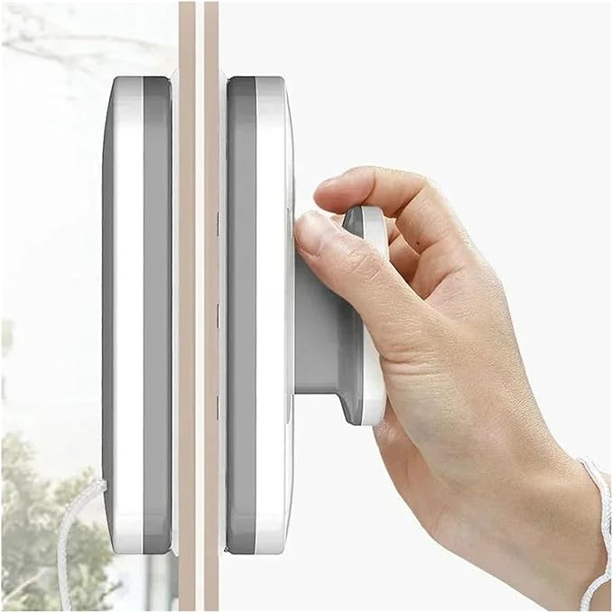 Double Sided Glass Surface Wiper Magnetic Cleaning Tool Sponge Window Cleaner(WHITE5)