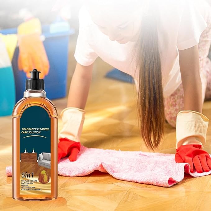 2PCS Spainho Floor Cleaner,Aucosh Floor Cleaner,Spainho 5 in 1 Floors Cleaners,Aucosh Floor Cleane, Fragrance Cleaning Care Solution,Dual Action Stain and Odor,For Tiles Wood Floors,Bathroom
