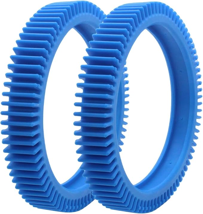 896584000-082 Pool Cleaner Replacement Back Tires for Hayward Pool Vacuum Compatible with Aquanaut, Poolvergnuegen and Phoenix, Rear Tire Kit for In-Ground Pool Vacuums (2Pcs Back Tires)