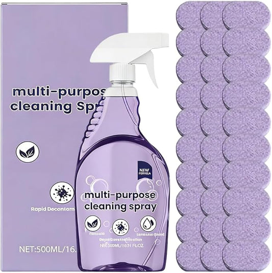 Spray Oven Cleaner & All-Purpose Cleaner, Multi-Surface Cleaning Spray with Concentrated Tablets for Grill, Kitchen, Bathroom, Home (18pcs)