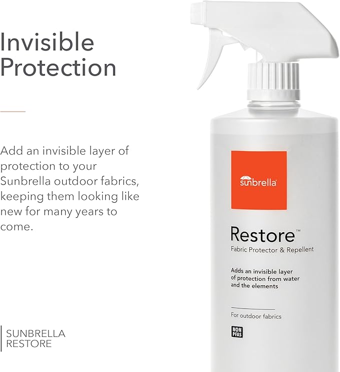 Sunbrella Total Care Kit | Clean, Protect & Restore Fabric & Upholstery | Fabric Cleaner, Stain Remover, and Protector Bundle | 32 fl oz / 9.6 fl oz