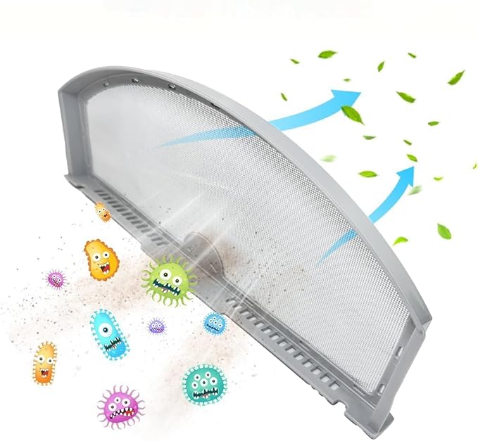2 Pack WE03X23881 Stainless Steel Dryer Lint Filter Replacement Compatible with GE/Hotpoint GTD42EASJ2WW GTD33EASK0WW GTX22EASK0WW GTD65GBSJ3WS Dryer Lint Screen Trap,Replaces AP6031713 PS11763056