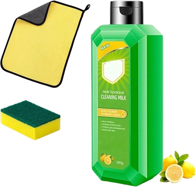 Surfactant Synergy Cleaner, Powerful Multifunctional Concentrated Cleansing Lotion, Multi Functional Cleaning Milk, 300ml Concentrated Multi-scene House Cleaner for Instant Deep Cleaning (1PCS)