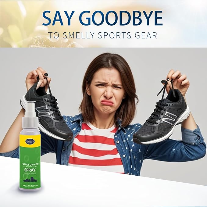 Shoe Deodorizer Spray - Shoe Odor Spray - Immediately Eliminates The Worst Odors - Prevents Embarrasing Odors From Returning - Keeps Shoes Fresh All Day
