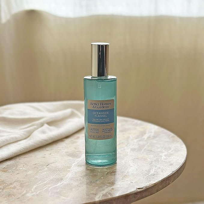 BH & G, Scented Room & Linen Spray 3.38 fl oz (100ml) (Oceanside Flannel)