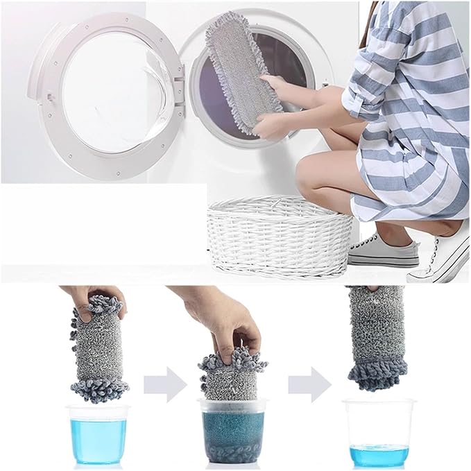 Microfiber Spray Mop Pads Replacement Head Compatible with Daris Spraying Mop(DR-AWE05-1)