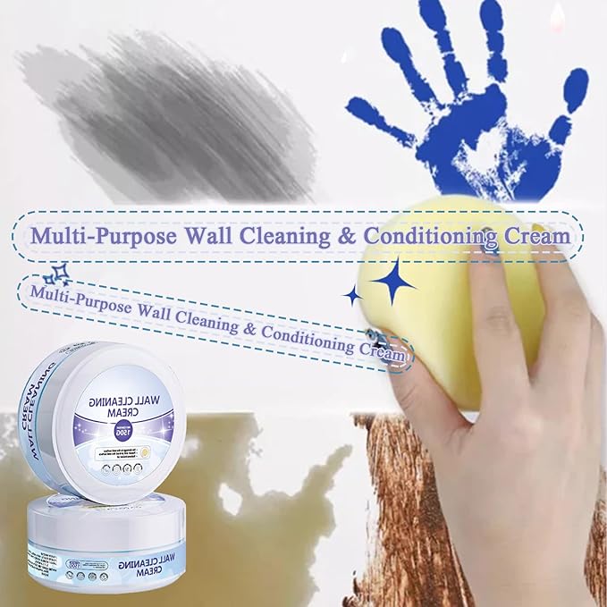 Multi-Purpose Wall Cleaning & Conditioning Cream, Hard Surface Cleaning Paste, Powerful Wall Cleaning Cream, Pen Ink Stain Remover from Wall, All-Purpose Cleaner, Multipurpose Cleaning Cream (3)