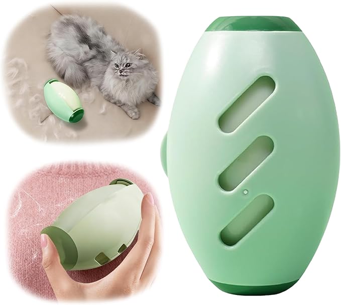 Reusable Silicone Lint Roller, 2026 New Mini Washable Travel Size Cat Dog Pet Hair Roller Ball, Portable Sticky Remover Fabric Cleaner for Clothes Sofas Dust (Green)