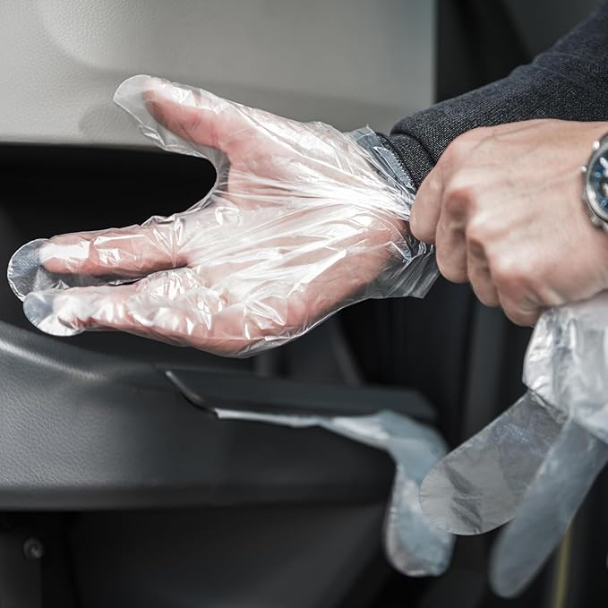 ForPro Disposable Poly Plastic Gloves