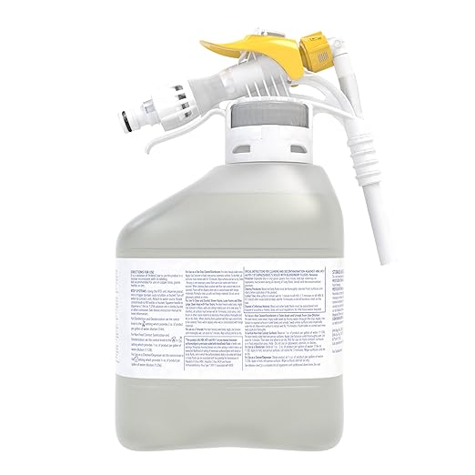 Diversey 5549254 Alpha-HP Multi-Surface Disinfectant Cleaner, Bactericidal & Virucidal Hydrogen Peroxide with Citrus Scent, Ready-to-Dispense (RTD) Concentrate, 1.5-Liter (Pack of 2)