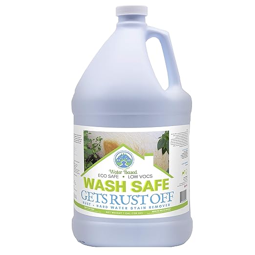 WS-RO-1G Clear Rust Off Rust and Hard Water Stain Remover, 1 gal Bottle with Spray Attachment