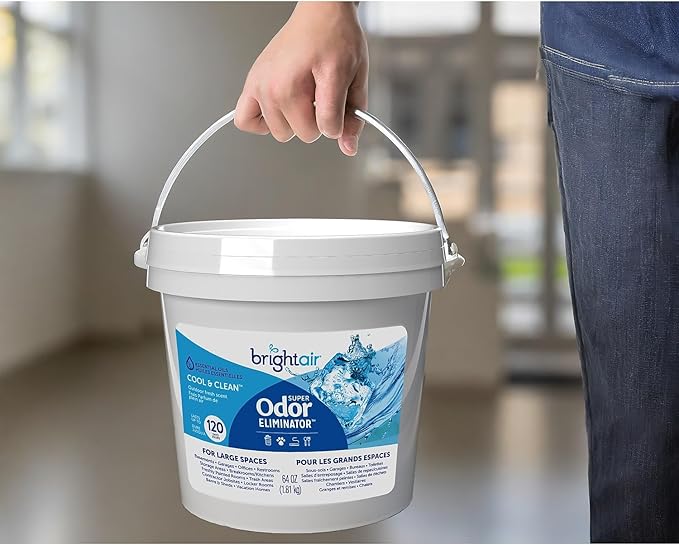 Bright Air Super Odor Eliminator Gel, Fresh Scent, 64 Oz. Tub (900129)