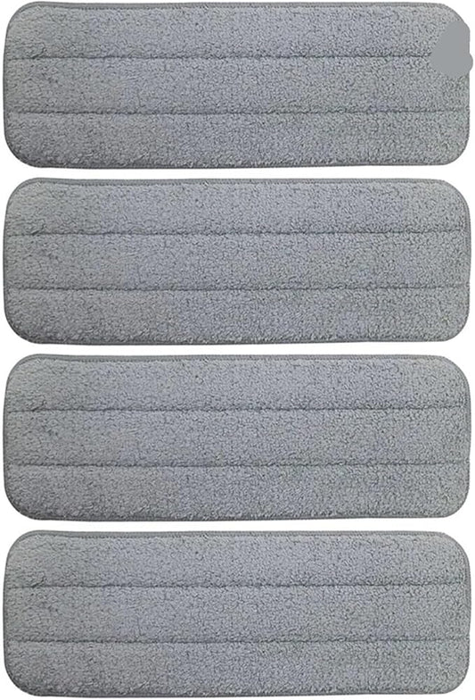Mop Compatible with Deerma TB500 TB800 Compatible with Xiaomi Mijia Deerma Water Spray Mop 360 Rotating Cleaning Cloth Head Wooden Carbon Fiber Cloth(4 PCS)