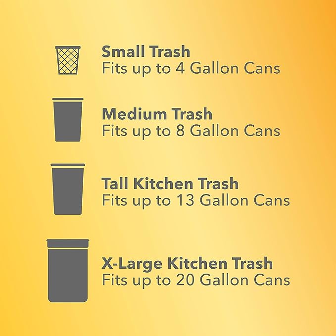Glad Trash Bags, 13 Gallon, 34 Count (Pack of 2) | ForceFlex MaxStrength | Tall Kitchen Drawstring | Beachside Breeze Scent