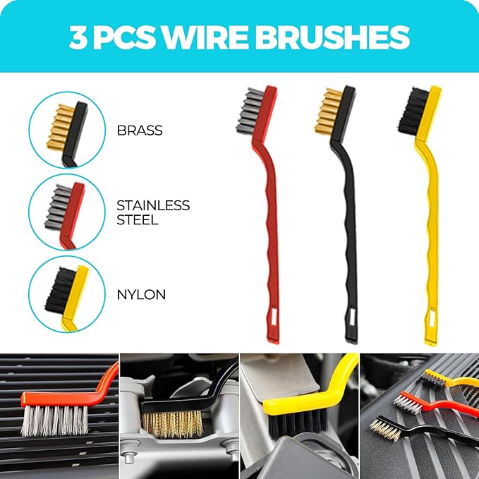 30Pcs Car Detailing Kit, Car Detailing Brush Set, Car Wash Cleaning Kit, Car Dusters Extendable Handle Cleaning Exterior, Car Cleaning Gel, Car Cleaning Tools Kit for Interior, Exterior, Wheels