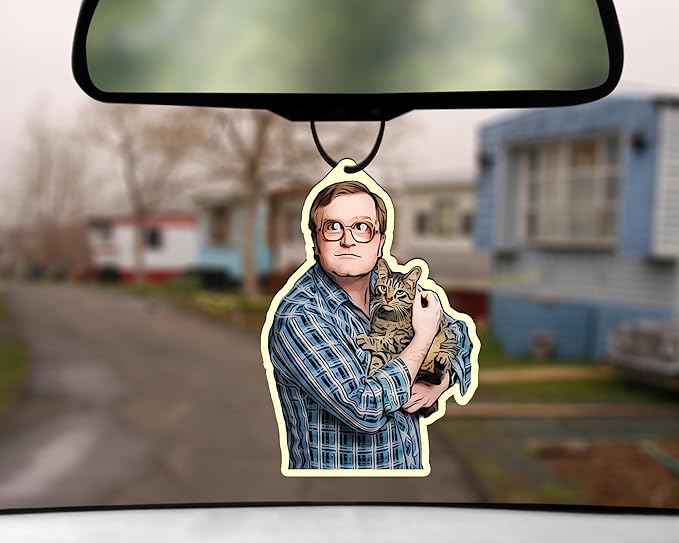 Trailer Park Boys Funny Car Air Freshener 3 PACK - Three Funny Hanging Car Air Freshener, Ricky, Julian, Bubbles - Funny Car Accessories for Men & Women