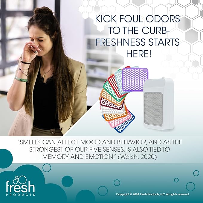 Fresh Products ourfreshe Plug In Air Freshener 30 Day Refills Replace Messy Aerosols with Dry Fragrance For Use in Medium Sized Spaces Summer Sunshine 6 Pack
