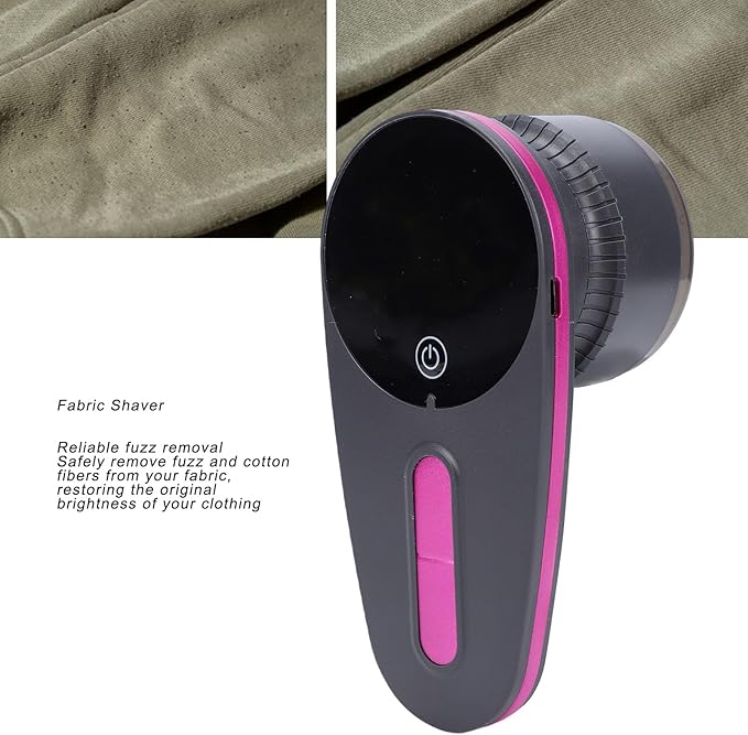 AUNMAS Portable Lint Remover, Fabric Cleaner with High Efficiency Lint Removal, Compact Design and Long Lasting Battery for Daily Use and Home Maintenance