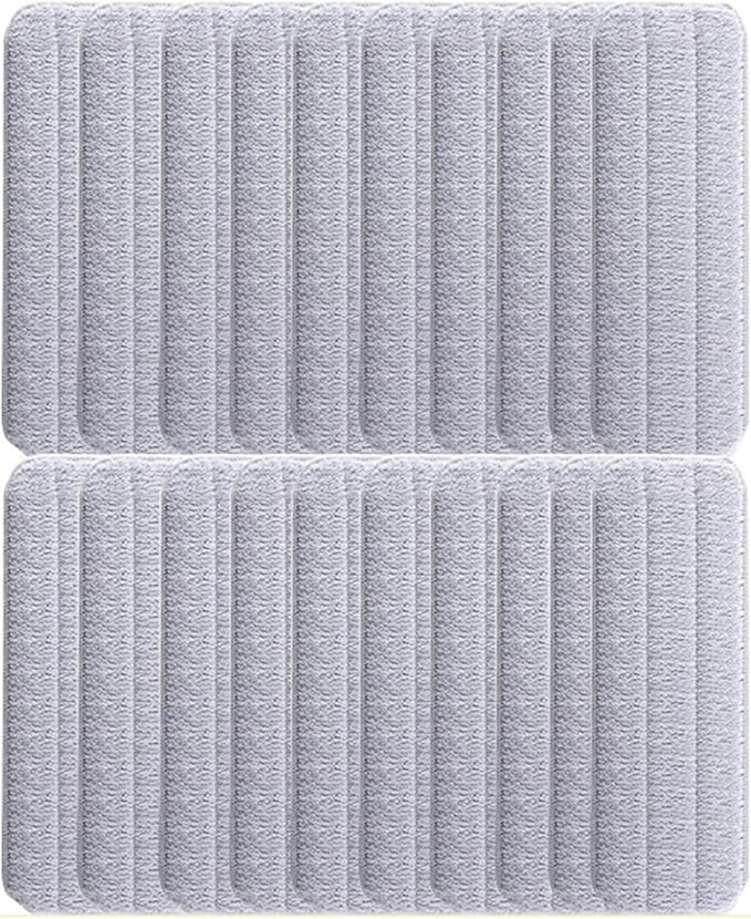 Mop Rag Compatible for Mi Mijia Deerma TB500 TB800 Water Spray Mop 360 Rotating Cleaning Cloth Head Wooden Fiber Cloth Replacement (Color : 20 pcs)