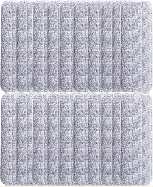 Mop Rag Compatible for Mi Mijia Deerma TB500 TB800 Water Spray Mop 360 Rotating Cleaning Cloth Head Wooden Fiber Cloth Replacement (Color : 20 pcs)