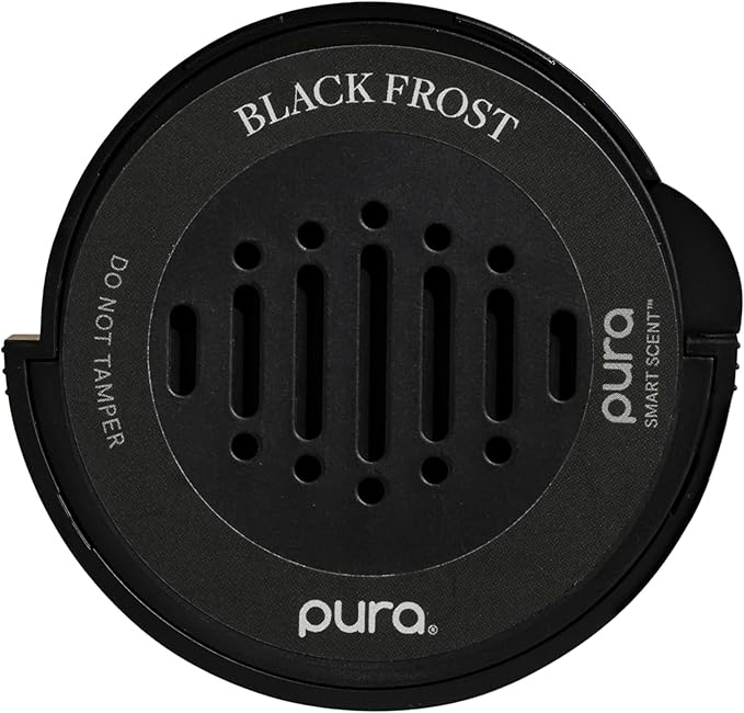 Pura Car Scent Refill - Fragrance for Pura Car Diffuser - Clean & Safe Luxury Diffuser Scent - Long-Lasting Fragrance for 30 Days of Aroma - Black Frost