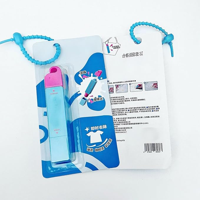 Instants Stain Removers Stick, Stain Remover Travel Size Pen for Clothes, Double-Ended Spot Cleaner Cleaning Tools, 12Ml Portable Fabric Cleaner for Camping Picnic Outdoor Food Grease Oil BBQ