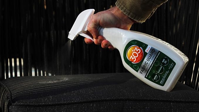 303 Products Fabric Guard – Water Repellent & Stain Shielding Fabric Spray, Safe for All Outdoor Upholstery, Easy to Use, Manufacturer Recommended Protectant Spray, 32oz (6 Pack)