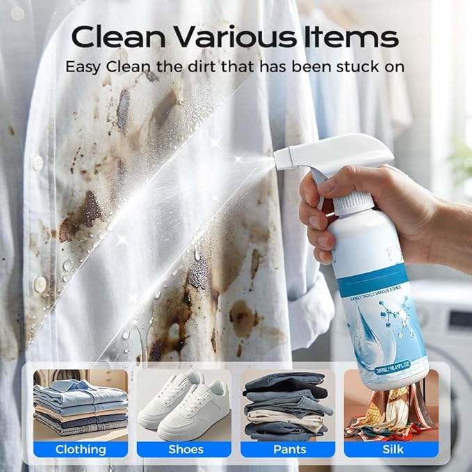 Cleanse Natural Clothing Emulsifier, 2026 Upgrade Non Ionic Emulsifier Clothing Cleaner, Powerful Spot Stain Remover Laundry Spray, No Damage Fabric Conditioner Restore Faded Color (Coconut, 2pcs)