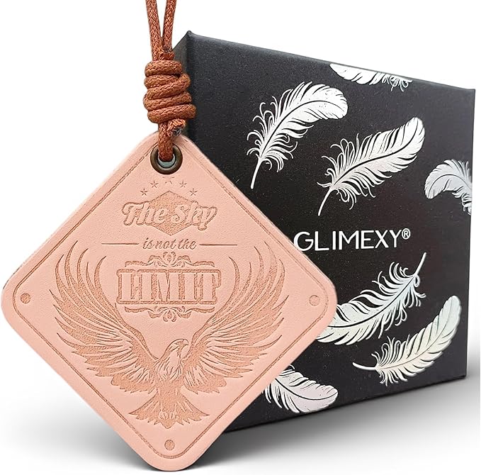 Leather Car Air Freshener Eagle Car Hanging Accessories Cool Gifts for Men Ocean Scent Mens Accessories Car Smell Good Embossed Leather Bag Accessories Charms for Him