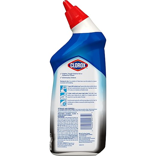 Clorox Toilet Bowl Cleaner Lime & Rust Destroyer 24 Ounces (Package May Vary) (Pack of 2)