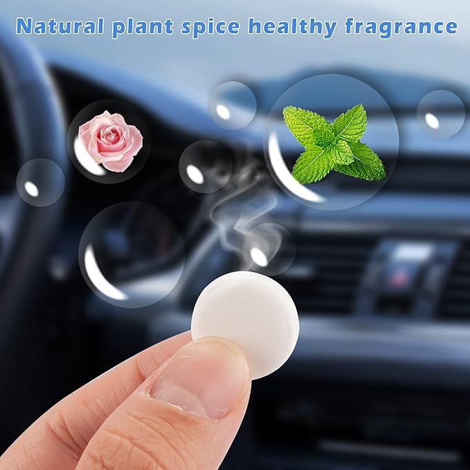 Car Air Fresheners Refills Solid Fragrance Replacement Pads - Long Lasting Gulong Flavor Air Freshener