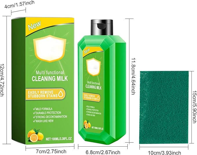 Cleaning Milk - Cleaning Milk House Cleaner, Multifunctional Concentrated Cleansing Lotion for Household Kitchen (300ML-1PCS)