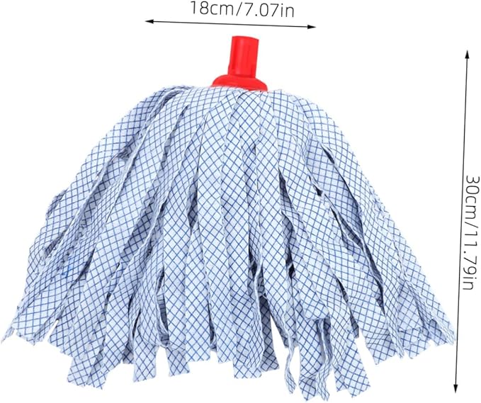 Garneck 2pcs Replacement Head Wet Mop Head for for Cleaning Floor Random Color