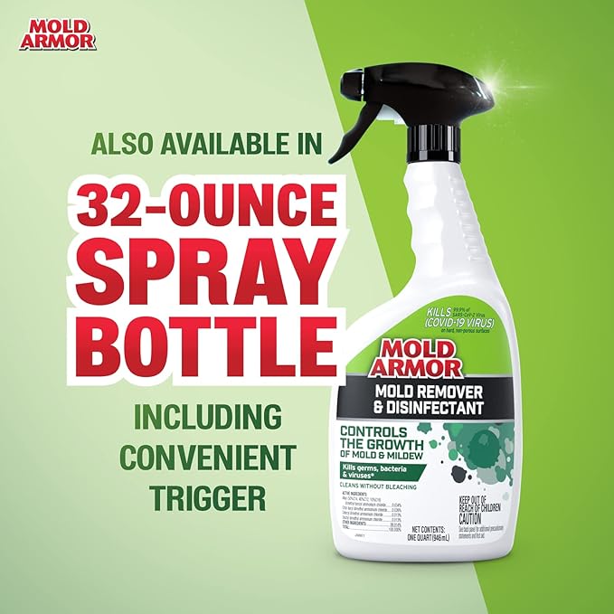 MOLD ARMOR FG550 Mold Remover/Disinfectant, 1 Gallon