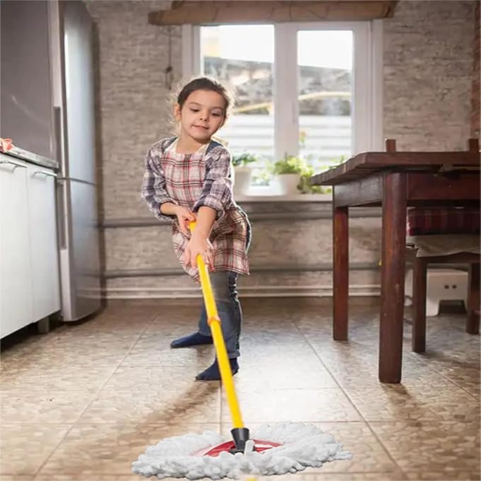 Spin Mop Replacement Head 3 Pack Mop Refill Compatible with Ocedar Triangle Swivel Mops Microfiber Swivel Mop Refill,Deep Clean,Machine Washable and Easy to Replace