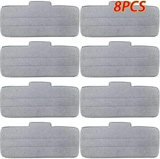 Compatible with Xiaomi Deerma TB900 Replace Mop for Mi Mijia Water Spray Mop 360 Rotating Cleaning Cloth Head Wooden Carbon Fiber Cloth C2(8 PCS)