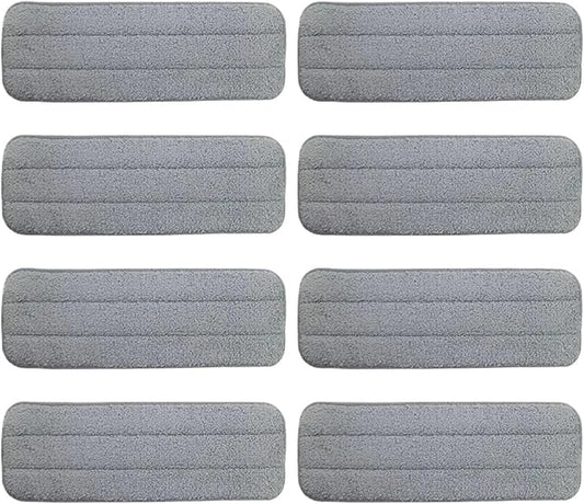 Water Spray Mop 360 Rotating Cleaning Cloth Head，Compatible For Deerma，TB500 TB800，Compatible For Xiaomi，Compatible For Mijia(8pcs)