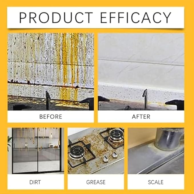 Heavy Duty Degreaser Cleaner Spray,Clean Up Kitchen Oil Stains, All Purpose Kitchen Heavy Oil Cleaning Agent, Powerful Clean Kit-chen Oi l Stains Spray, Enemy Foaming Cleaner (2, 1)